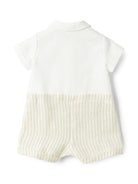 Tutina per neonato Il Gufo bianco a maniche corte - Rubino Kids