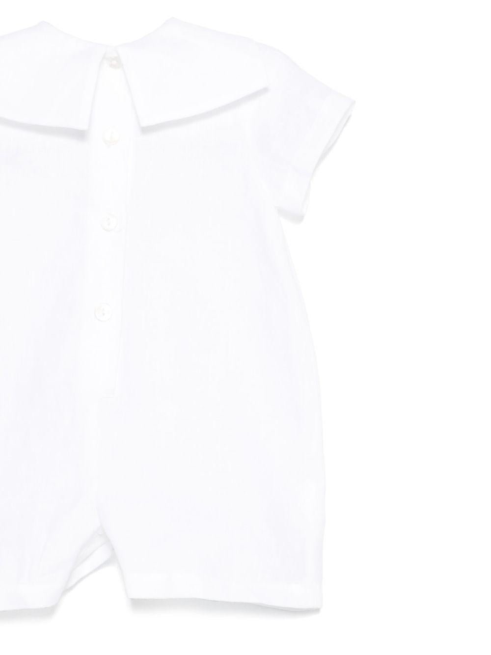 Tutina per neonato JESURUM BABY Edoardo bianco con dettaglio con fiocco - Rubino Kids