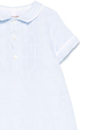 Tutina per neonato La Stupenderia azzurro plissettata - Rubino Kids