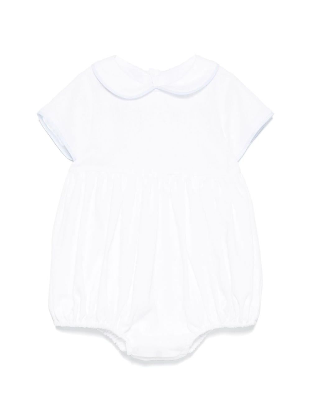 Tutina per neonato La Stupenderia bianco con bordi a contrasto - Rubino Kids