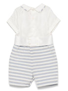 Tutina per neonato La Stupenderia bianco con inserti - Rubino Kids