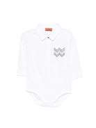 Tutina per neonato Missoni Kids bianca con motivo a zigzag - Rubino Kids