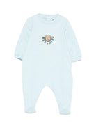 Tutina per neonato Moschino Kids azzurra con motivo Teddy Bear - Rubino Kids