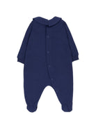 Tutina per neonato Moschino Kids blu con stampa Teddy Bear - Rubino Kids