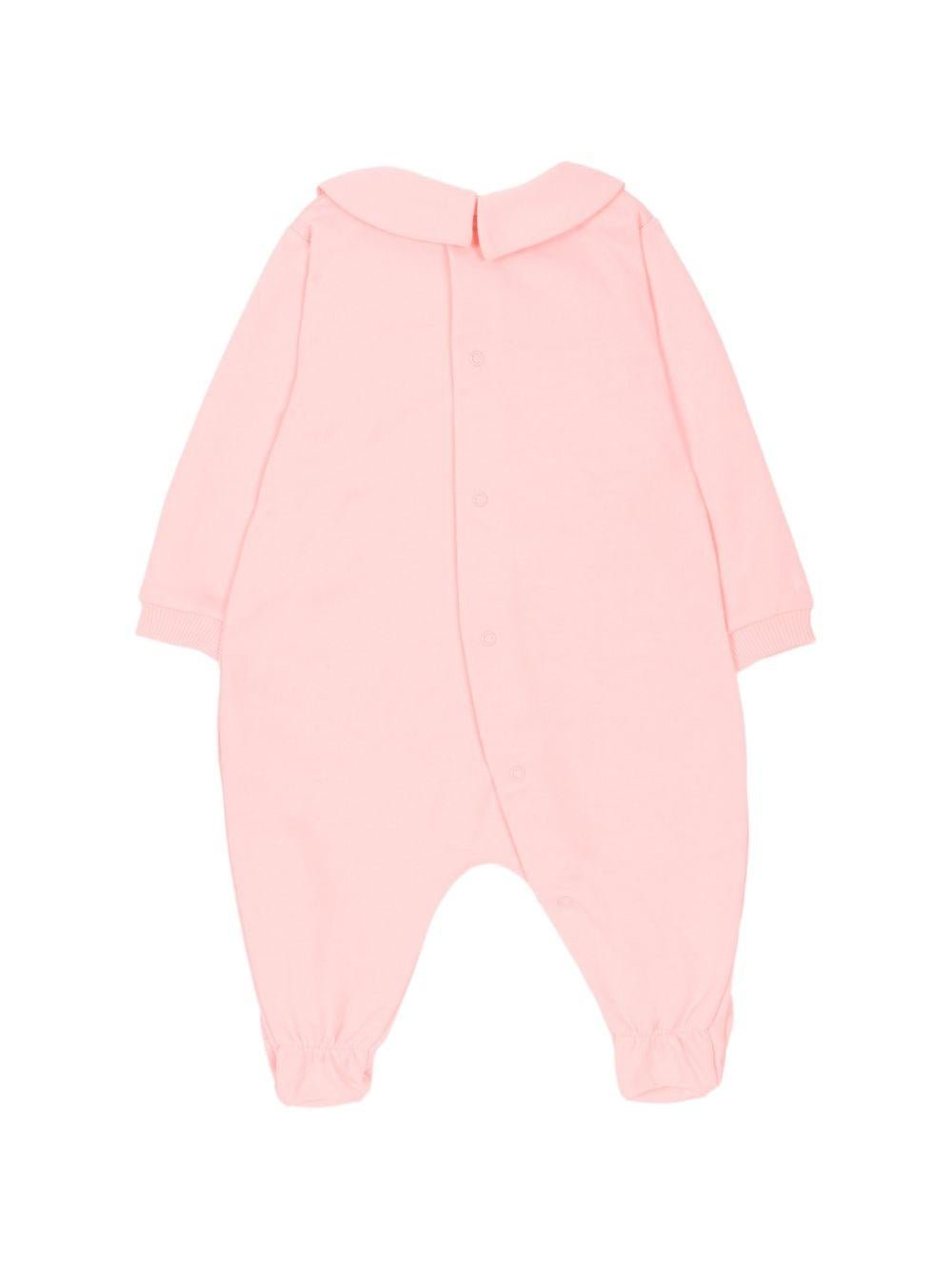 Tutina per neonato Moschino Kids rosa con stampa Teddy Bear - Rubino Kids