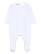 Tutina per neonato Paz Rodrìguez azzurra con colletto alla Peter Pan - Rubino Kids