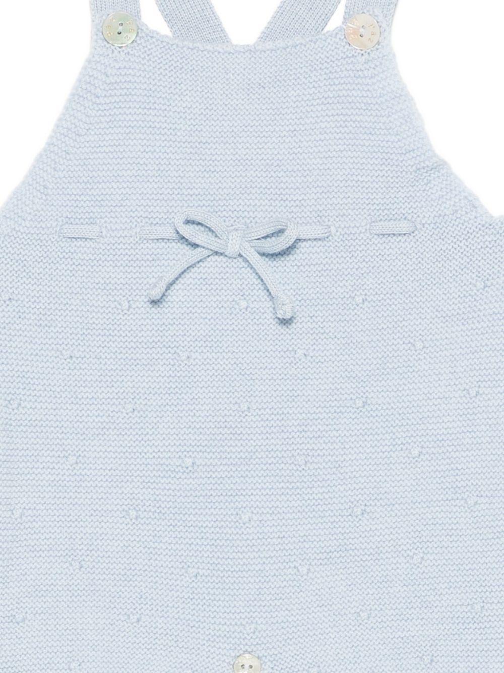 Tutina per neonato Paz Rodríguez azzurra con dettaglio fiocco - Rubino Kids