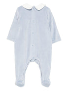 Tutina per neonato Paz Rodrìguez azzurro con colletto alla Peter Pan - Rubino Kids