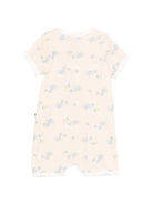 Tutina per neonato Petit Bateau arancione con design a righe verticali - Rubino Kids