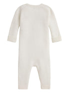 Tutina per neonato Polo Ralph Lauren Kids bianca con motivo a intarsio - Rubino Kids