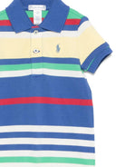 Tutina per neonato Polo Ralph Lauren Kids multicolore con caratteristico motivo Polo Pony - Rubino Kids