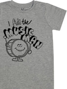 Tutina per neonato Stella McCartney Kids grigia con stampa tamburo sul davanti - Rubino Kids