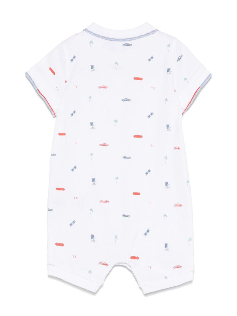 Tutina per neonato Tartine Et Chocolat bianco con stampa grafica - Rubino Kids