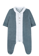 Tutina per neonato Tartine Et Chocolate bianca con ricamo a forma di riccio - Rubino Kids