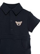 Tutina Piebe per neonati DONSJE blu con colletto polo - Rubino Kids