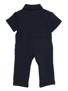 Tutina Piebe per neonati DONSJE blu con colletto polo - Rubino Kids