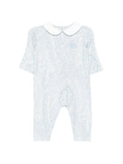 Tutine, bavaglino e cappellino per neonato ETRO KIDS azzurro con stampa paisley (3 pezzi) - Rubino Kids