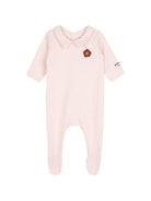 Tutine per neonata Kenzo Kids rosa con applicazioni floreali (set di due) - Rubino Kids