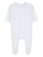 Tutine per neonato The Marc Jacobs Kids azzurro con stampa logo (3 pezzi) - Rubino Kids