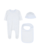 Tutine per neonato The Marc Jacobs Kids azzurro con stampa logo (3 pezzi) - Rubino Kids