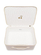 Valigia nascita per neonati Bonpoint beige con logo sul davanti - Rubino Kids