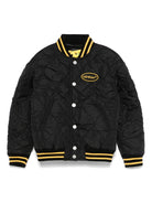 Varsity Arrow Sketch per bambino Off - White Kids nero con orlo e polsini a coste - Rubino Kids