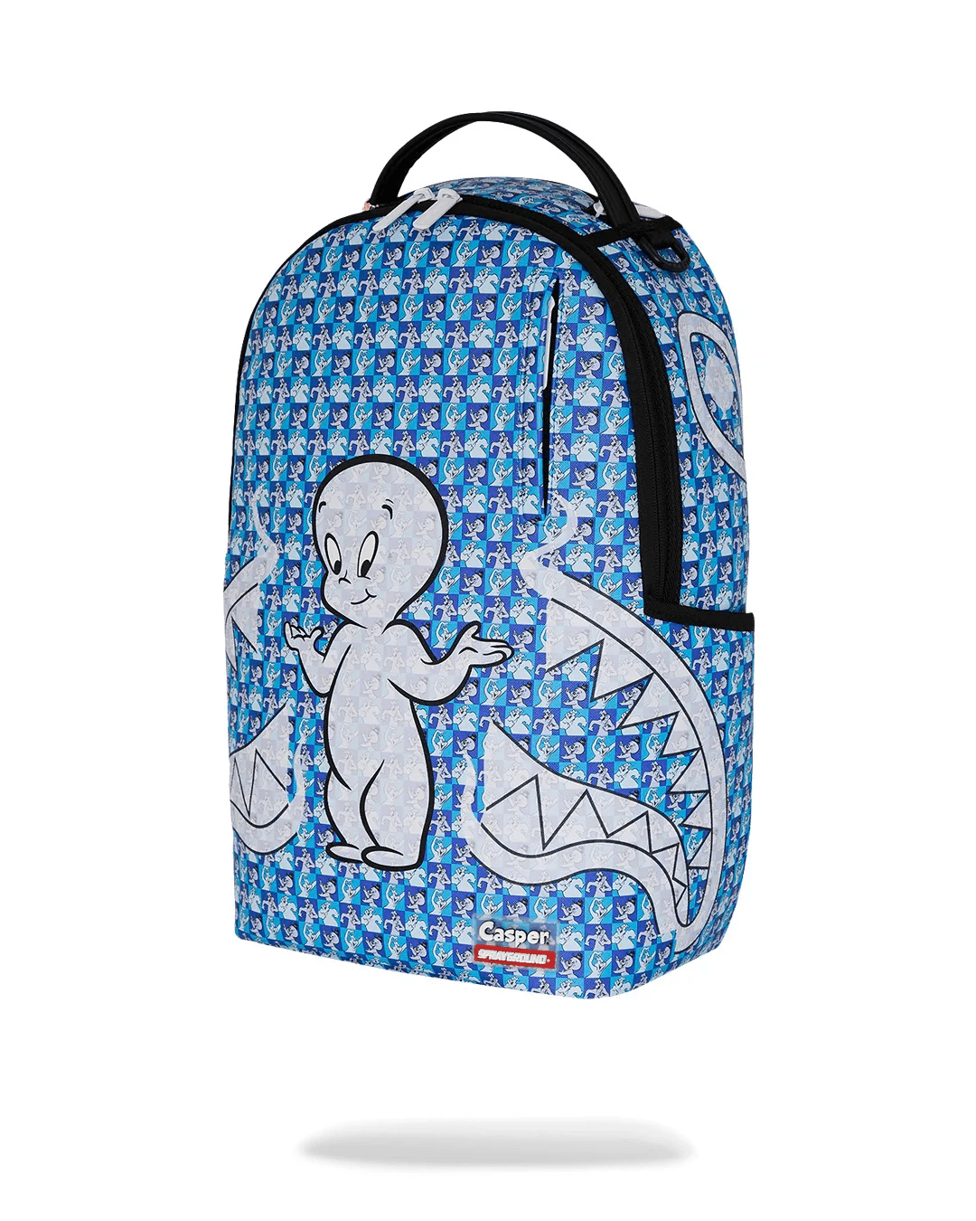 Zaino Casper per bambini Sprayground Kid blu con dettaglio logo gommato - Rubino Kids