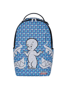 Zaino Casper per bambini Sprayground Kid blu con dettaglio logo gommato - Rubino Kids