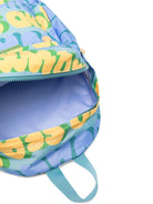 Zaino graffiti per bambini Stella McCartney Kids azzurro con scritte all - over - Rubino Kids