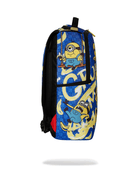 Zaino Minions per bambini Sprayground Kid blu con dettaglio logo gommato - Rubino Kids