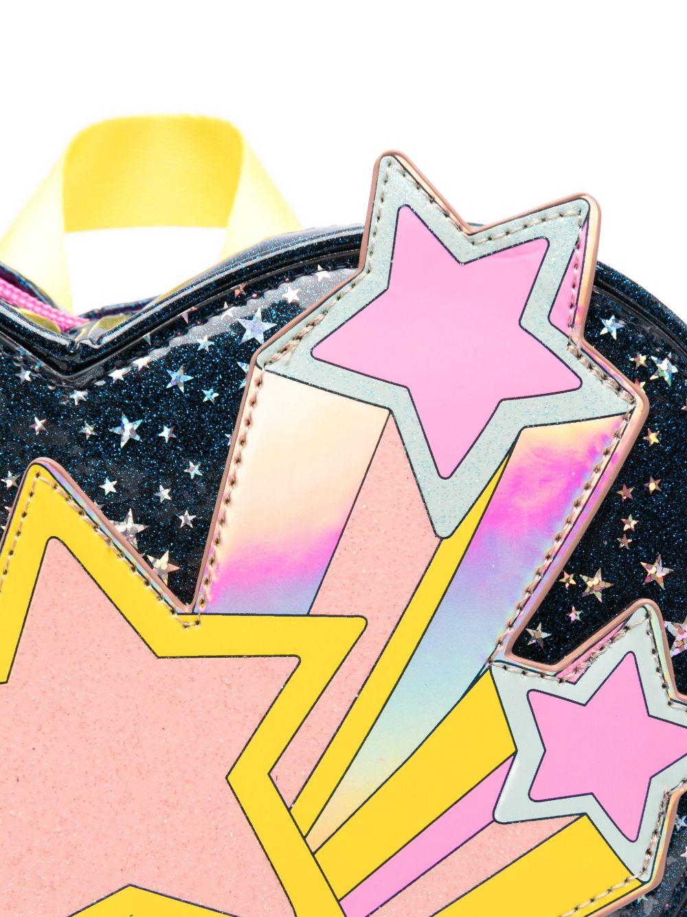 Zaino per bambina Billieblush blu a forma di cuore decorato con stelle - Rubino Kids