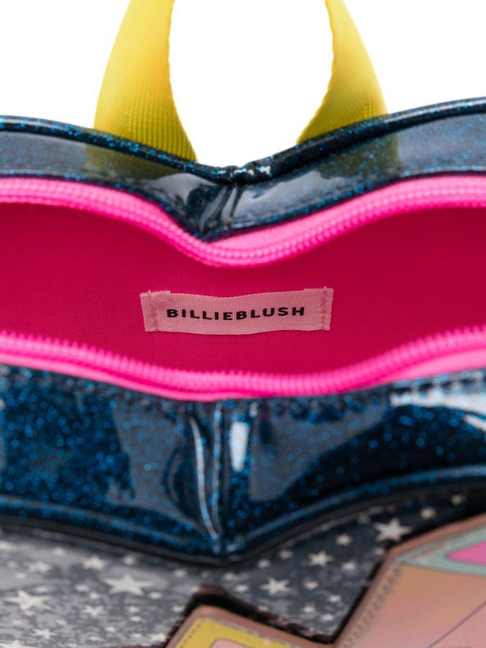Zaino per bambina Billieblush blu a forma di cuore decorato con stelle - Rubino Kids