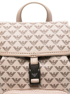 Zaino per bambina Emporio Armani Kids beige con coulisse - Rubino Kids