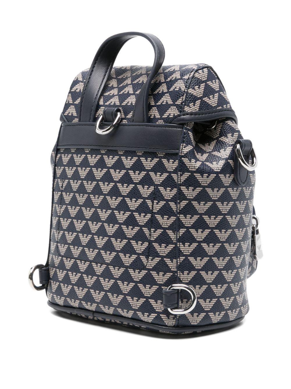 Zaino per bambina Emporio Armani Kids blu navy con coulisse - Rubino Kids