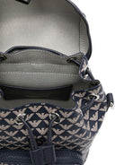 Zaino per bambina Emporio Armani Kids blu navy con coulisse - Rubino Kids