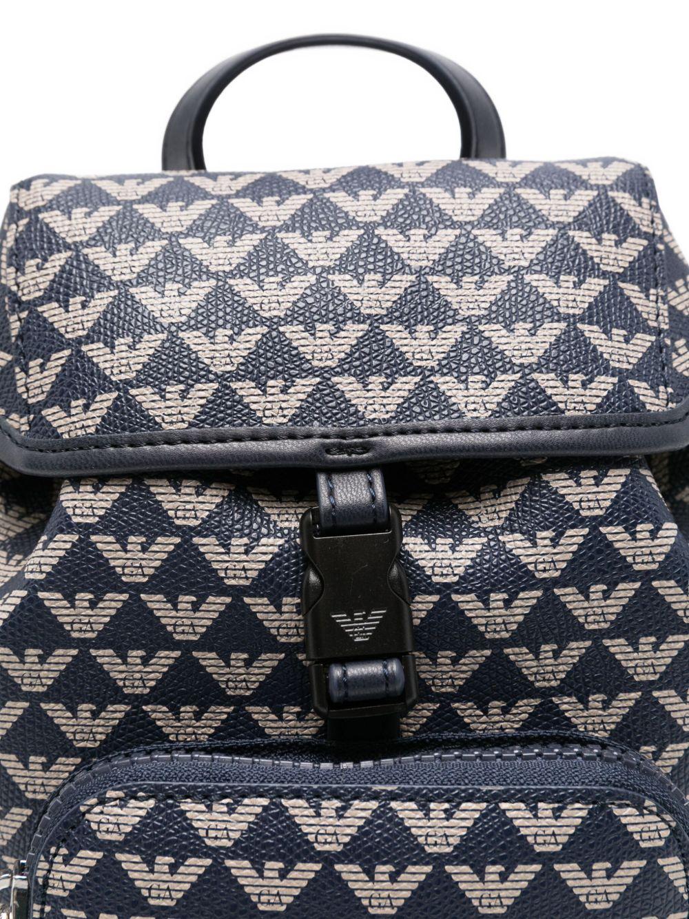 Zaino per bambina Emporio Armani Kids blu navy con coulisse - Rubino Kids