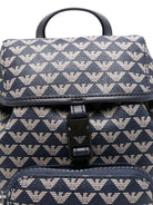 Zaino per bambina Emporio Armani Kids blu navy con coulisse - Rubino Kids