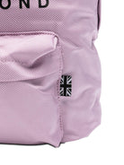 Zaino per bambina John Richmond Junior rosa con stampa del logo - Rubino Kids