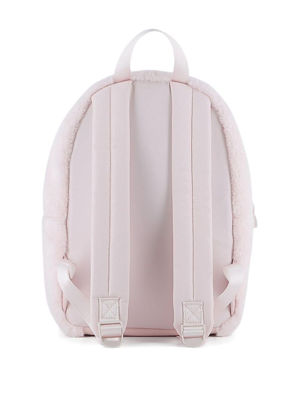 Zaino per bambina Karl Lagerfeld Kids rosa Choupette in pelliccia sintetica - Rubino Kids