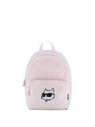Zaino per bambina Karl Lagerfeld Kids rosa Choupette in pelliccia sintetica - Rubino Kids