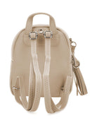 Zaino per bambina Monnalisa beige con dettaglio logo - Rubino Kids