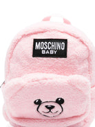 Zaino per bambina Moschino Kids rosa con motivo Teddy Bear - Rubino Kids