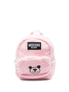 Zaino per bambina Moschino Kids rosa con motivo Teddy Bear - Rubino Kids