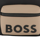 Zaino per bambini Boss Kids nero con chiusura superiore con zip - Rubino Kids