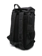 Zaino per bambini Emporio Armani Kids blu con stampa logo all - over - Rubino Kids