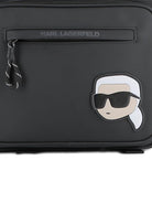 Zaino per bambini Karl Lagerfeld Kids nero con applicazione - Rubino Kids