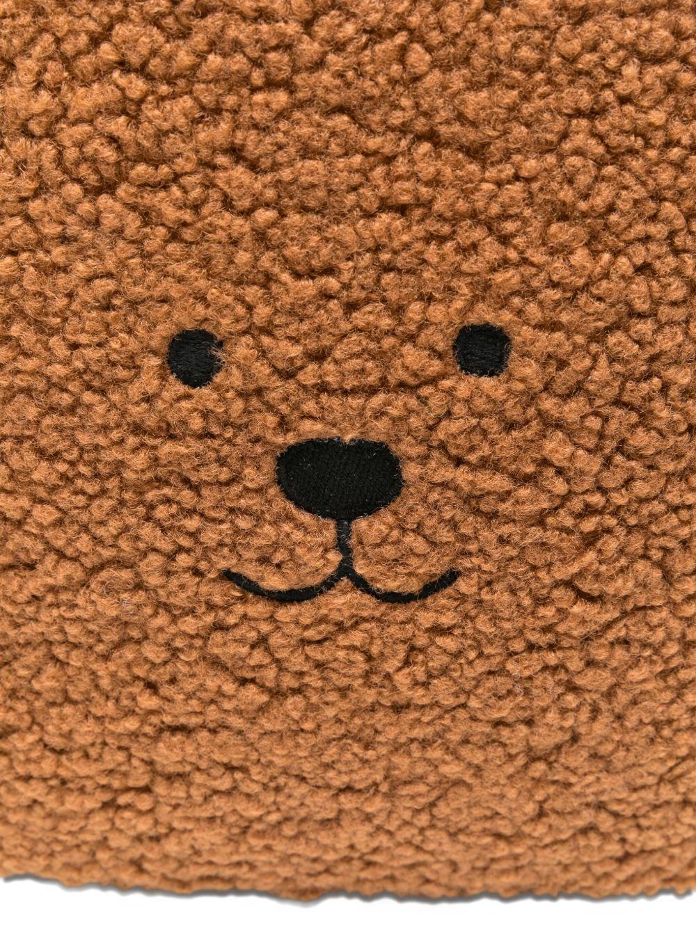 Zaino per bambini MC2 Saint Barth Kids marrone con design Teddy Bear - Rubino Kids