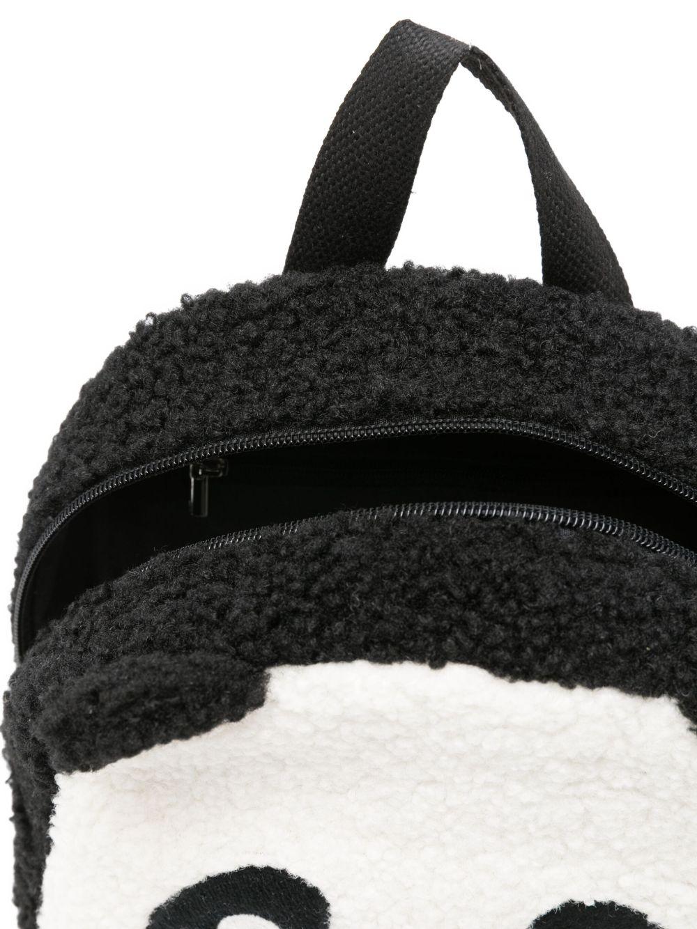 Zaino per bambini MC2 Saint Barth Kids nero a forma di panda - Rubino Kids