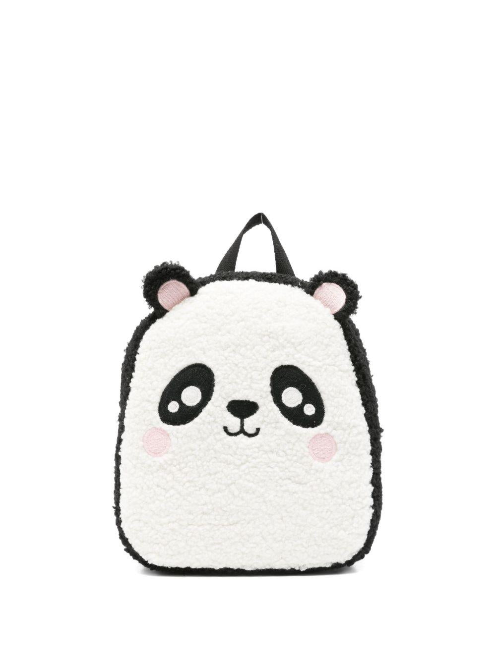 Zaino per bambini MC2 Saint Barth Kids nero a forma di panda - Rubino Kids