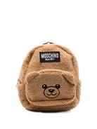 Zaino per bambini Moschino Kids marrone con motivo Teddy Bear - Rubino Kids